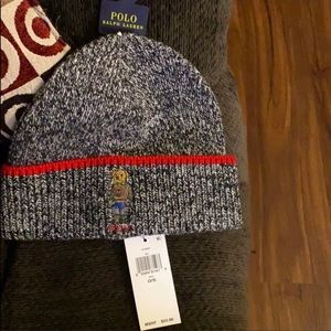 polo hiking bear beanie hat (trades accepted)